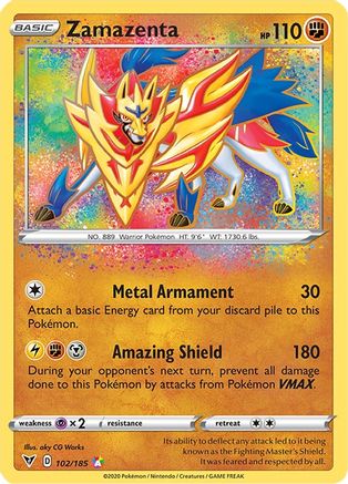 Zamazenta - 102/185 - Amazing Rare