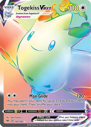 Togekiss VMAX (Secret) - 191/185 - Secret Rare