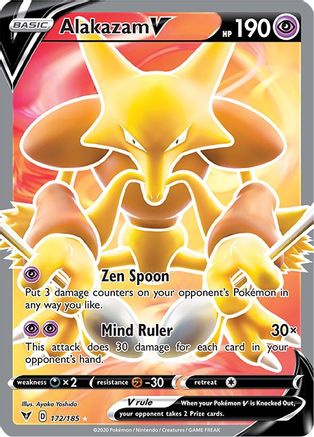 Alakazam V (Full Art) - 172/185 - Ultra Rare