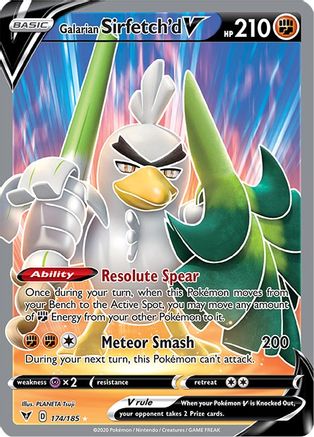 Galarian Sirfetch'd V (Full Art) - 174/185 - Ultra Rare
