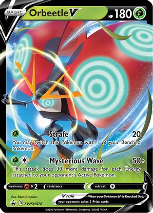 Orbeetle V - SWSH078/307 - Promo - Holofoil