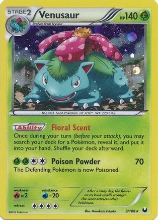 Venusaur - 3/108 (Cosmos Holo) - Promo - Holofoil