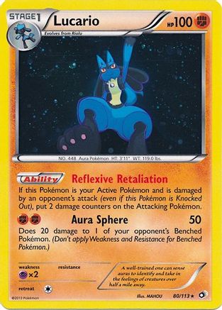 Lucario - 080/113 - Promo - Holofoil