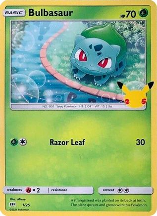 Bulbasaur - 001/25 - Promo