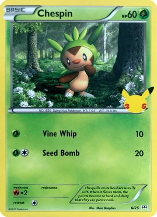 Chespin - 006/25 - Promo - Holofoil