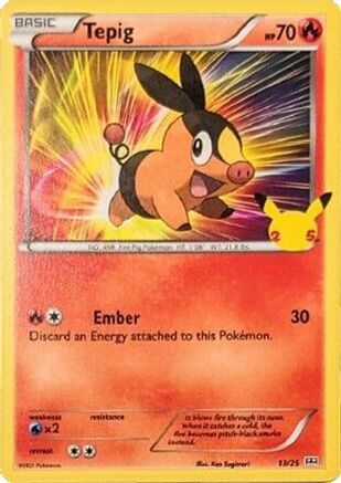 Tepig - 013/25 - Promo
