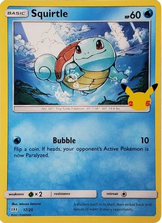 Squirtle - 017/25 - Promo - Holofoil