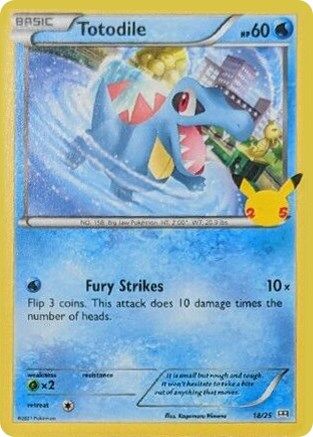 Totodile - 018/25 - Promo
