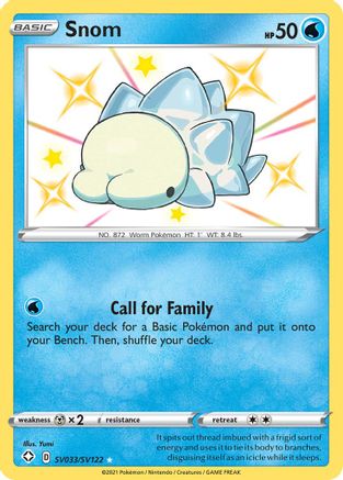 Snom - SV033/SV122 - Shiny Holo Rare