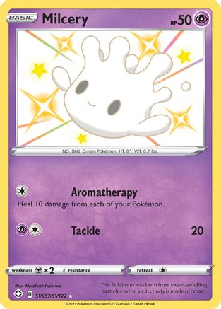 Milcery - SV057/SV122 - Shiny Holo Rare