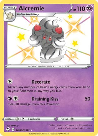 Alcremie - SV058/SV122 - Shiny Holo Rare