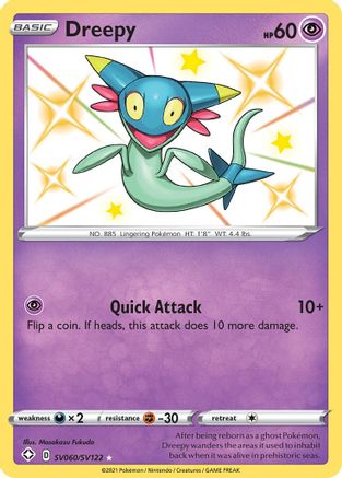 Dreepy - SV060/SV122 - Shiny Holo Rare