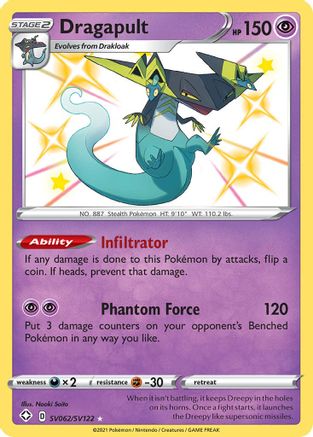 Dragapult - SV062/SV122 - Shiny Holo Rare