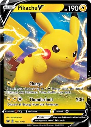 Pikachu V - SWSH061 - Promo - Holofoil
