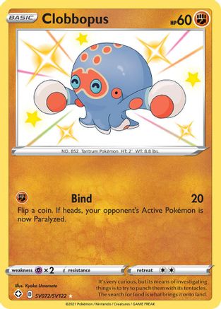 Clobbopus - SV072/SV122 - Shiny Holo Rare