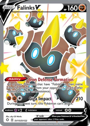 Falinks V - SV115/SV122 - Shiny Holo Rare