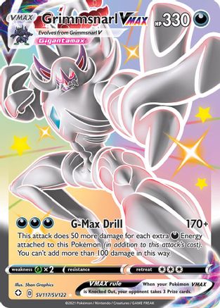 Grimmsnarl VMAX - SV117/SV122 - Shiny Holo Rare