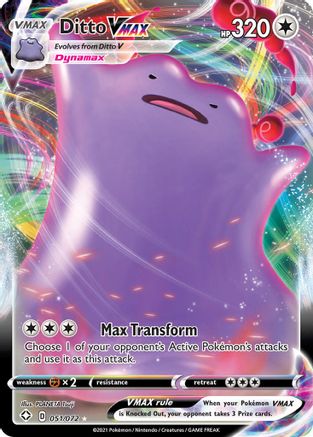 Ditto VMAX - 051/072 - Ultra Rare