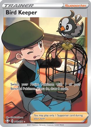 Bird Keeper (Full Art) - 066/072 - Ultra Rare