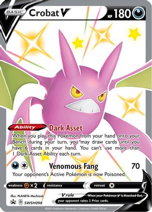 Crobat V - SWSH098 - Promo - Holofoil