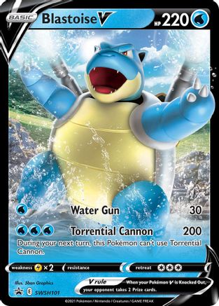 Blastoise V - SWSH101/307 - Promo - Holofoil