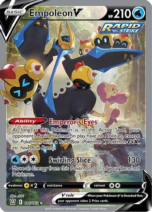 Empoleon V (Alternate Full Art) - 146/163 - Ultra Rare