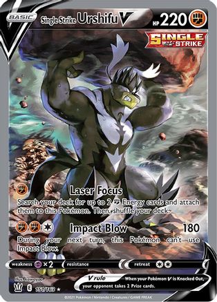 Single Strike Urshifu V (Alternate Full Art) - 151/163 - Ultra Rare