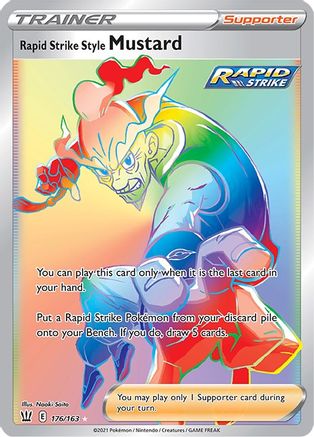Rapid Strike Style Mustard (Secret) - 176/163 - Secret Rare