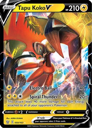 Tapu Koko V - 050/163 - Ultra Rare