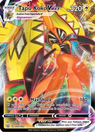 Tapu Koko VMAX - 051/163 - Ultra Rare