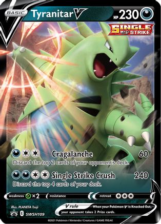 Tyranitar V - SWSH109/307 - Promo - Holofoil