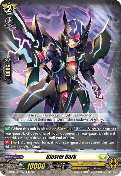 Blaster Dark (D-BT02/046EN) [A Brush with the Legends]