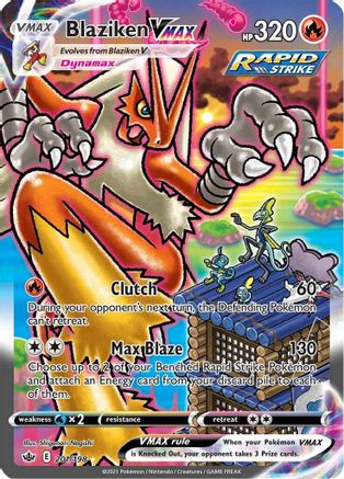 Blaziken VMAX (Alternate Art Secret) - 201/198 - Secret Rare