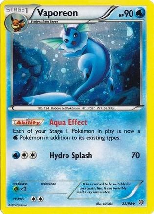 Vaporeon - 022/98 - Promo - Holofoil