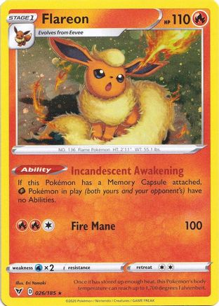 Flareon - 026/185 - Promo - Holofoil