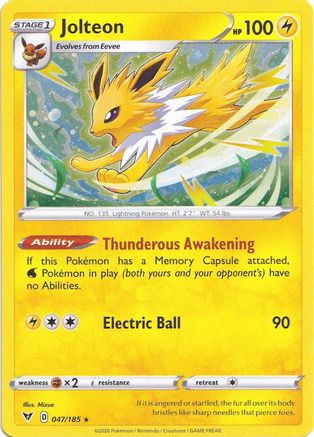 Jolteon - 047/185 - Promo - Holofoil