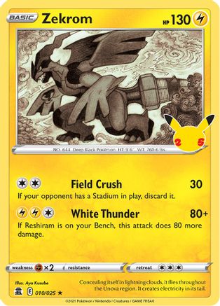 Zekrom - 010 - Holo Rare - Holofoil