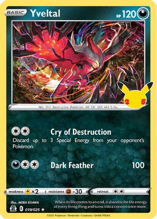 Yveltal - 019 - Holo Rare - Holofoil