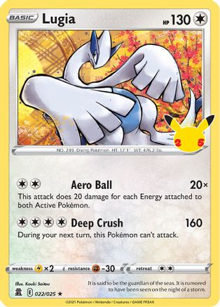 Lugia - 022 - Holo Rare - Holofoil