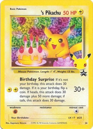______'s Pikachu - 024/53 - Classic Collection