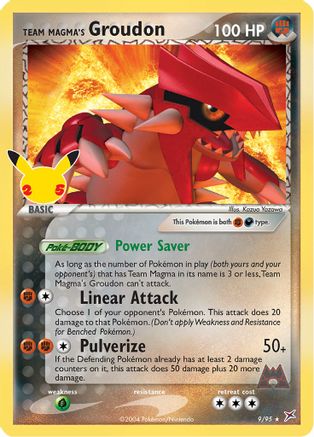 Team Magma's Groudon - 009/95 - Classic Collection