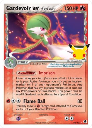 Gardevoir ex (Delta Species) - 093/101 - Classic Collection