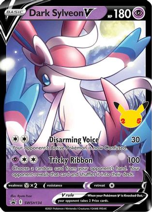 Dark Sylveon V - SWSH134 - Promo - Holofoil