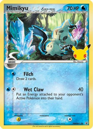 Mimikyu (Delta Species) - SWSH136 - Promo - Holofoil