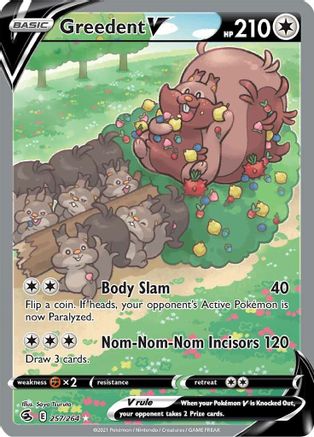 Greedent V (Alternate Full Art) - 257/264 - Ultra Rare