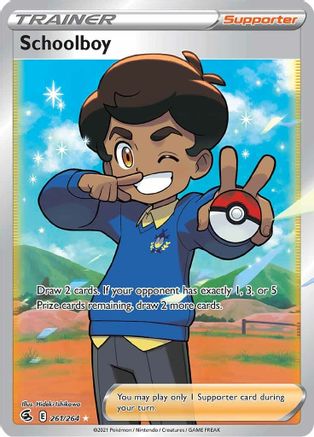 Schoolboy (Full Art) - 261/264 - Ultra Rare