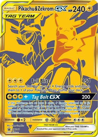 Pikachu & Zekrom GX - SM248 - Promo - Holofoil