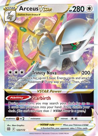 Arceus VSTAR - 123/172 - Ultra Rare