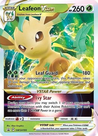 Leafeon VSTAR - SWSH195 - Promo - Holofoil