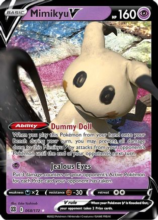 Mimikyu V - 068/172 - Ultra Rare